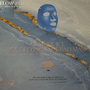 Below Zero Glacier Ice Age Defying Face Pad Mask With Vitamin E Booster